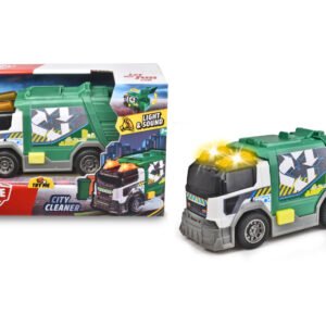 Dickie Toys Garbage Truck City Cleaner äänellä ja valolla