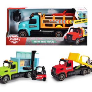 Dickie Toys Heavy Road Trucks Puutavara-auto puutavaran kanssa