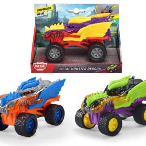 Dickie Toys Metal Monster Dragon : Model - Oranssi ja siniset siivet