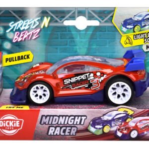 Dickie Toys Midnight Racer Pullback Auto Punainen