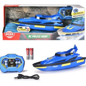 Dickie Toys RC Police Boat Swedish