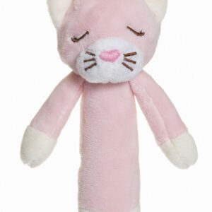 Diinglisar Rattle Cat Baby Vaaleanpunainen