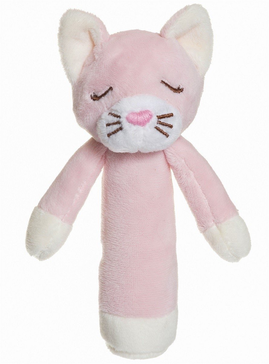 Diinglisar Rattle Cat Baby Vaaleanpunainen