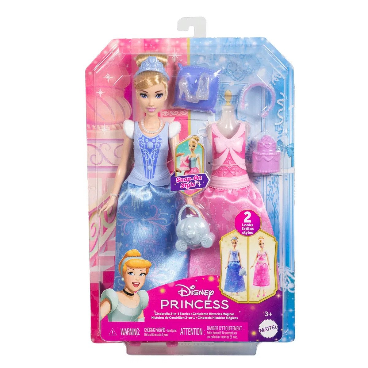 Disney Princess Cinderella 2-in-1 Stories Nukke