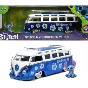 Disney Stitch & Volkswagen T1 Buss Metall 1:24