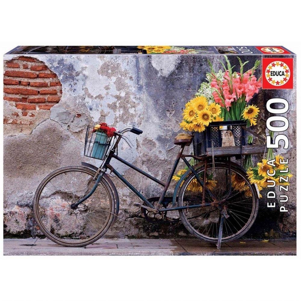 Educa Bicycle with Flowers Puzzle 500 pcs 17988