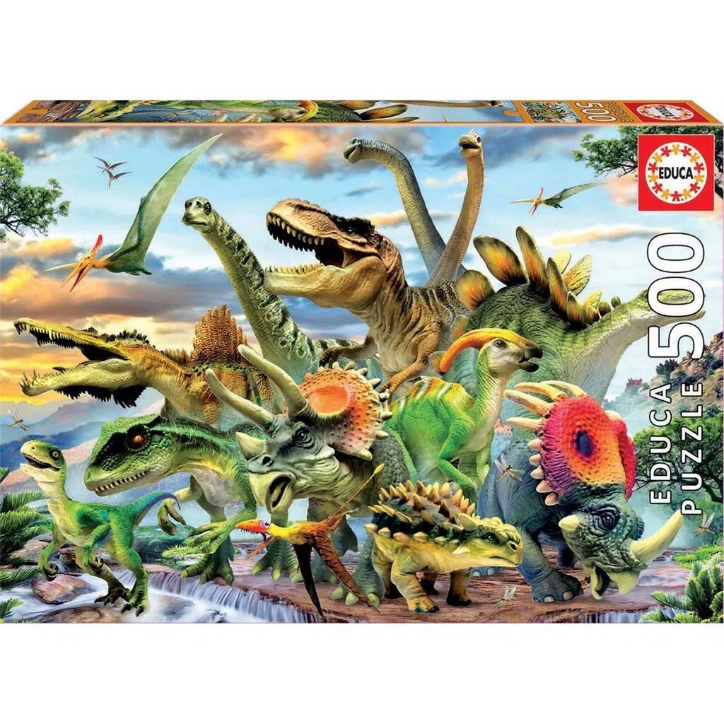 Educa Dinosaurs Palapeli 500 palaa