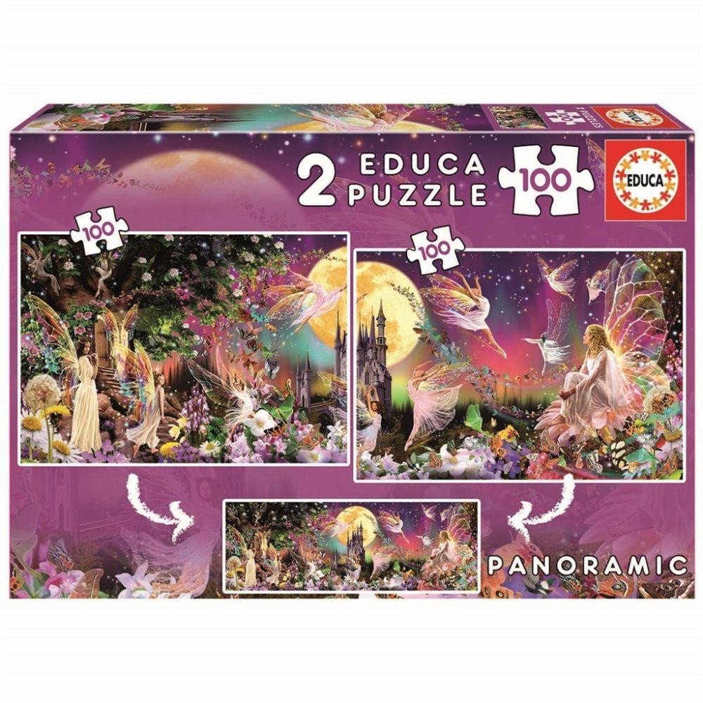 Educa Fairy Triptych Puzzles 2x100 pieces 19291