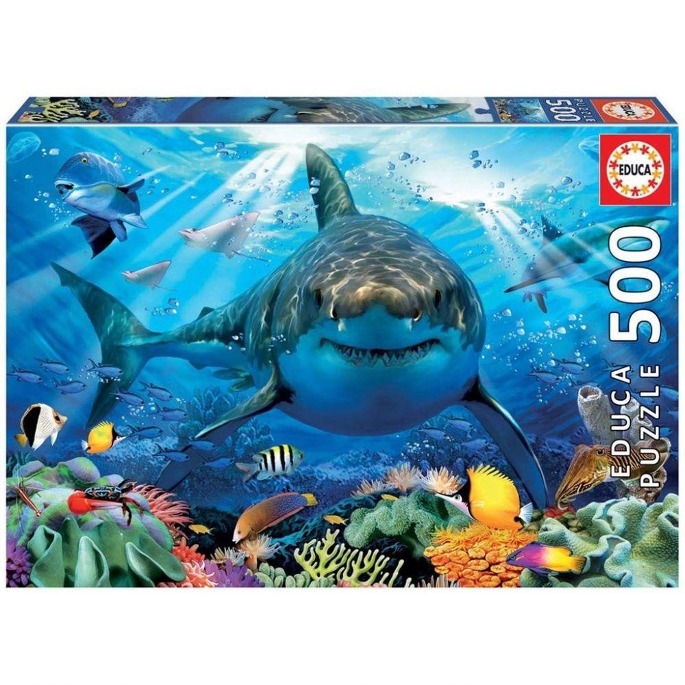 Educa Great White Shark Puzzle 500 pcs 18478