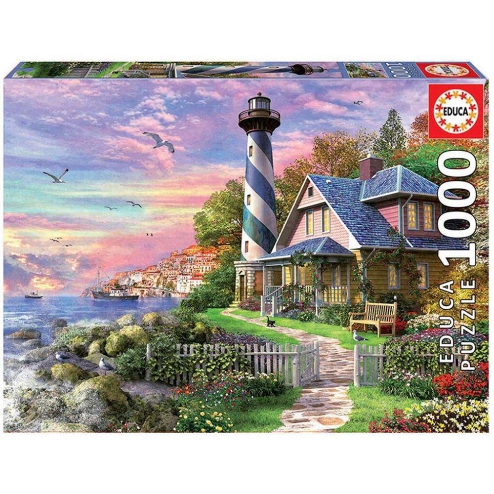 Educa Lighthouse at Rock Bay Puzzle 1000 pcs