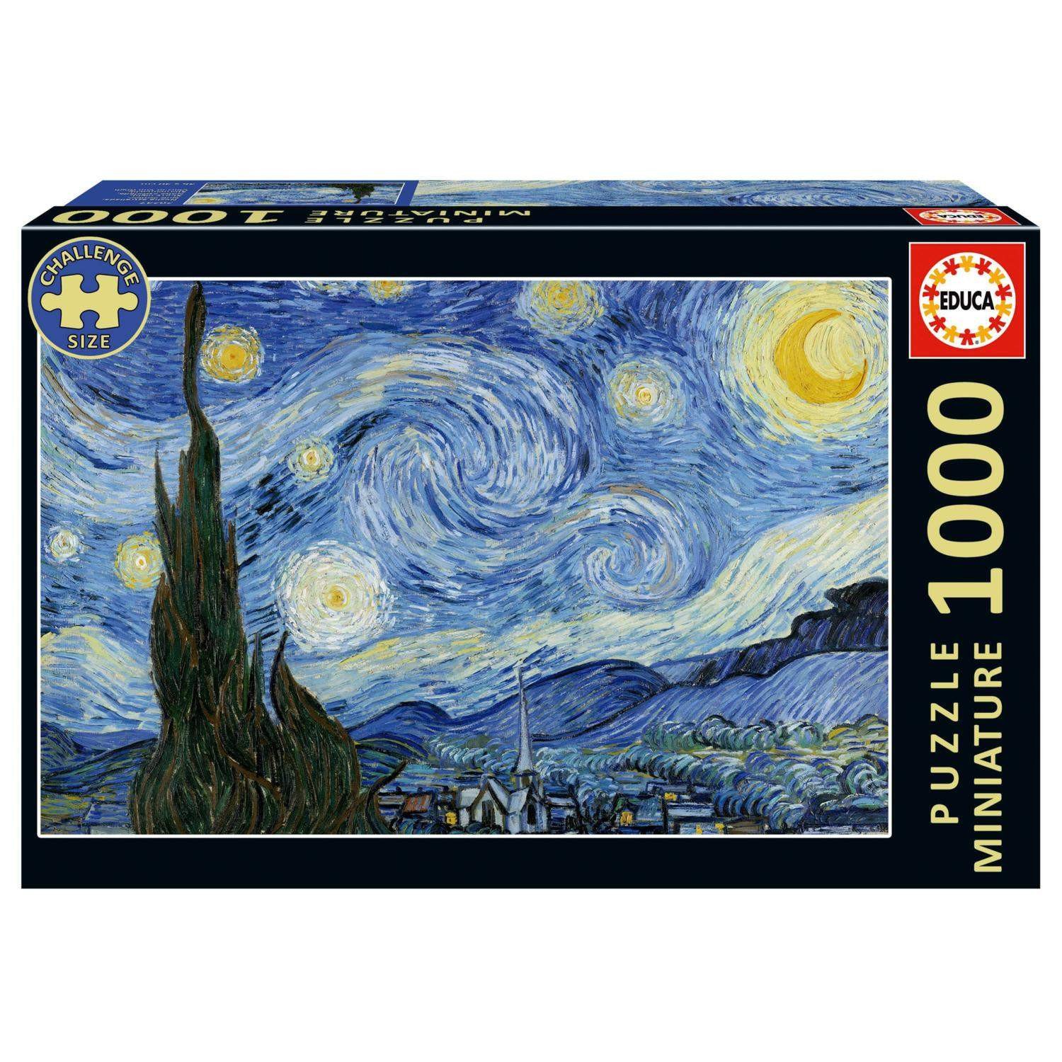 Educa Miniature The Starry Night Van Gogh Palapeli 1000 palaa