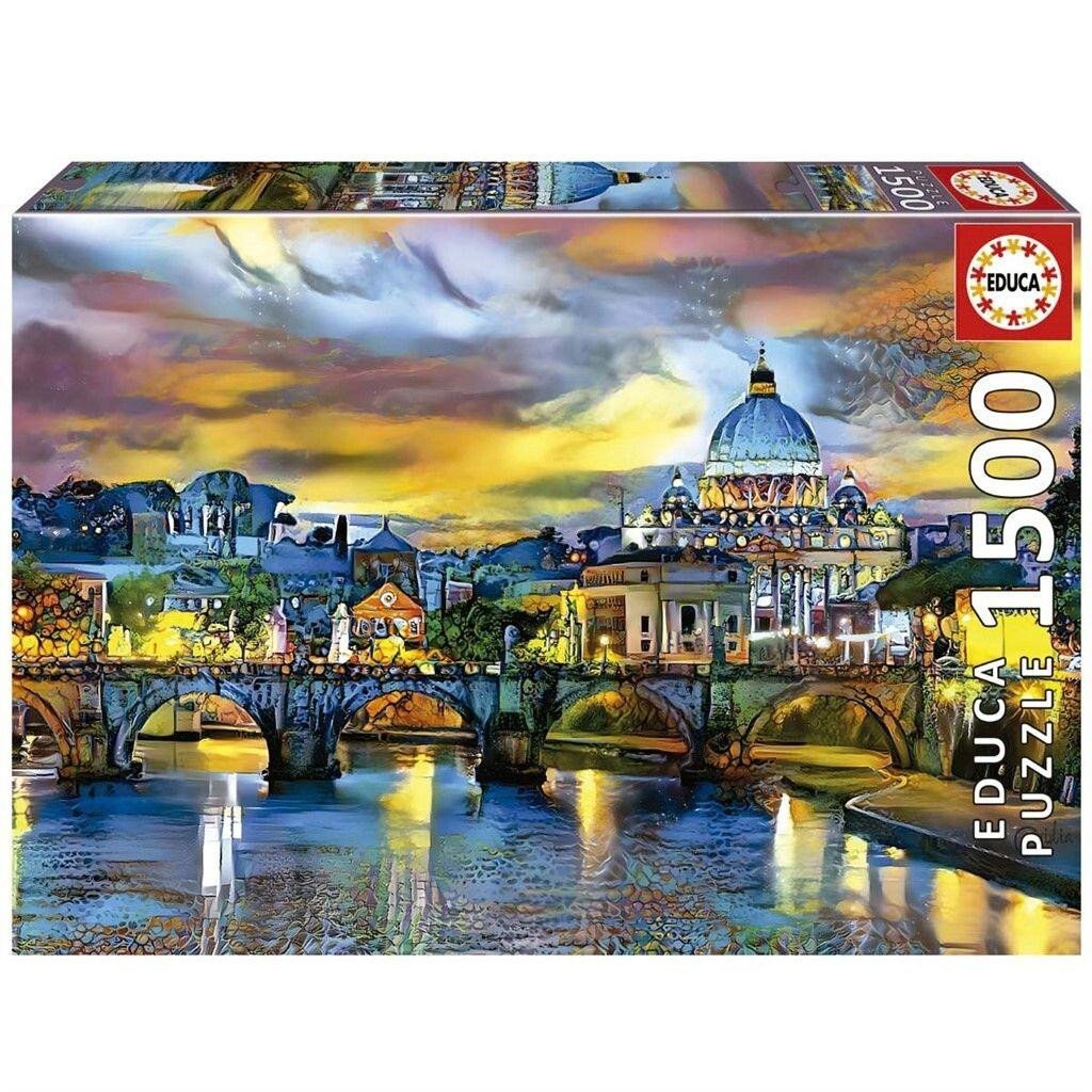 Educa St Peter's Basilica and St Angelo Bridge Puzzle 1500 pieces