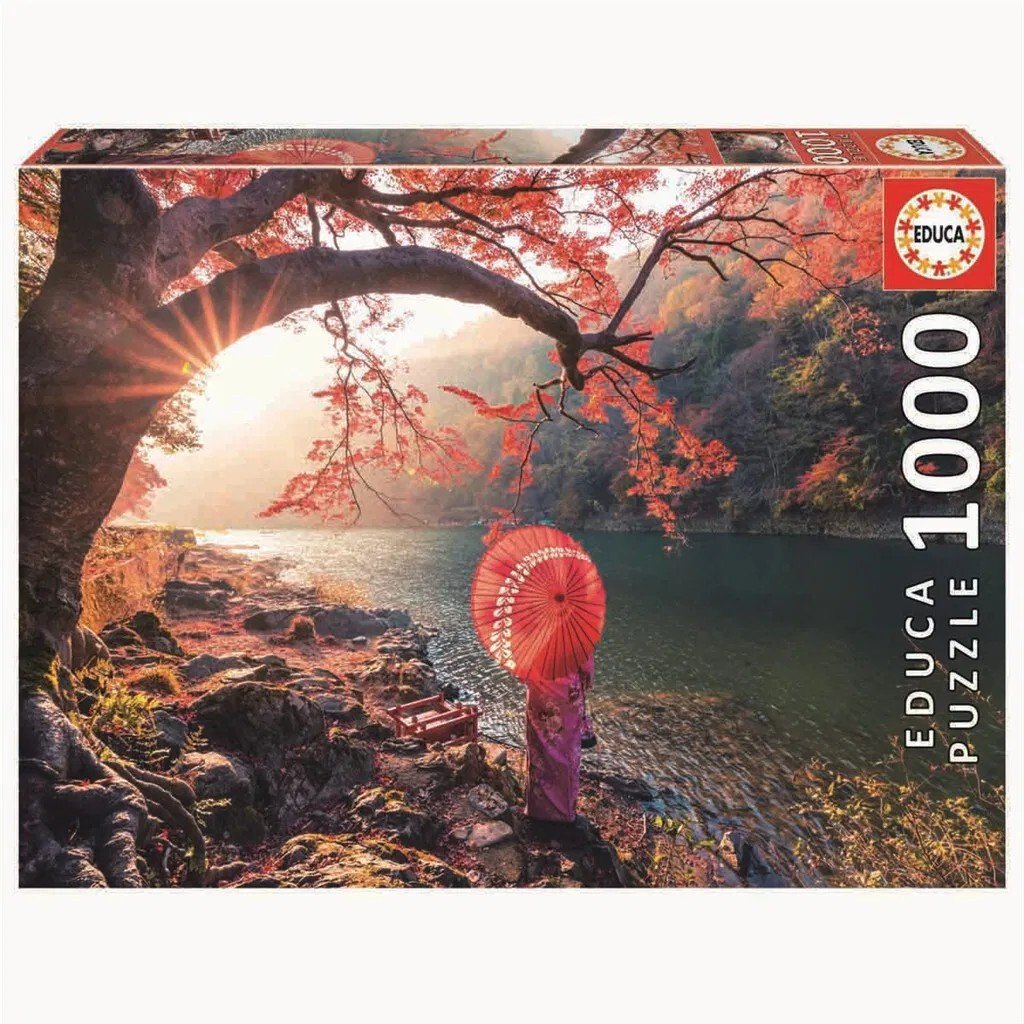 Educa Sunrise in Katsura River Japan Palapeli 1000 palaa