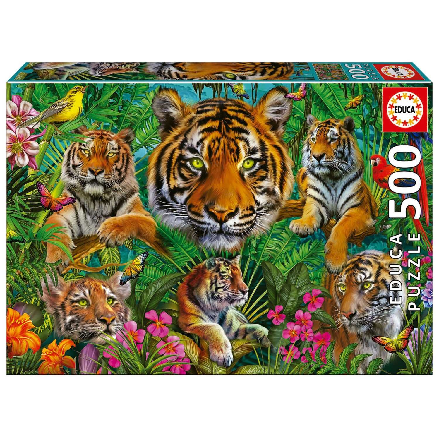 Educa Tiger Jungle Puzzle 500 kpl