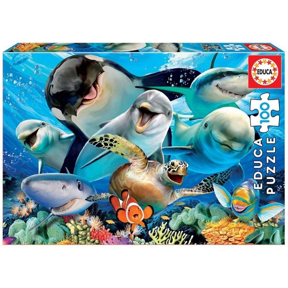 Educa Underwater Selfie Puzzle 100 pcs 18062