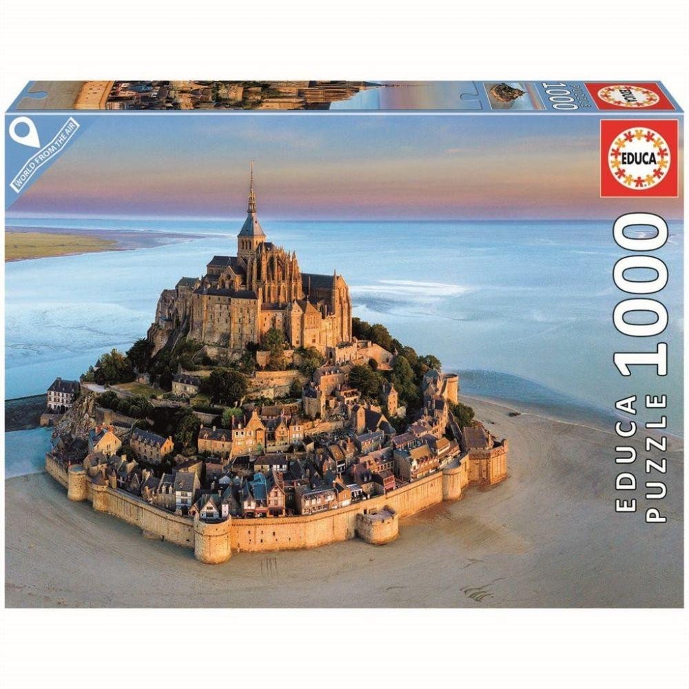 Educa World from the air Mont-Saint-Michel Puzzle 1000 pieces 19262