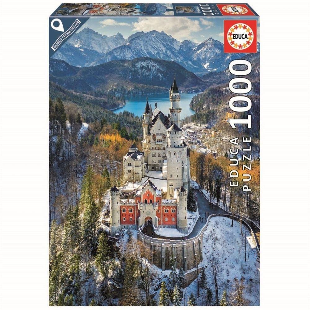 Educa World from the air Neuschwanstein Castle Puzzle 1000 pieces 19261