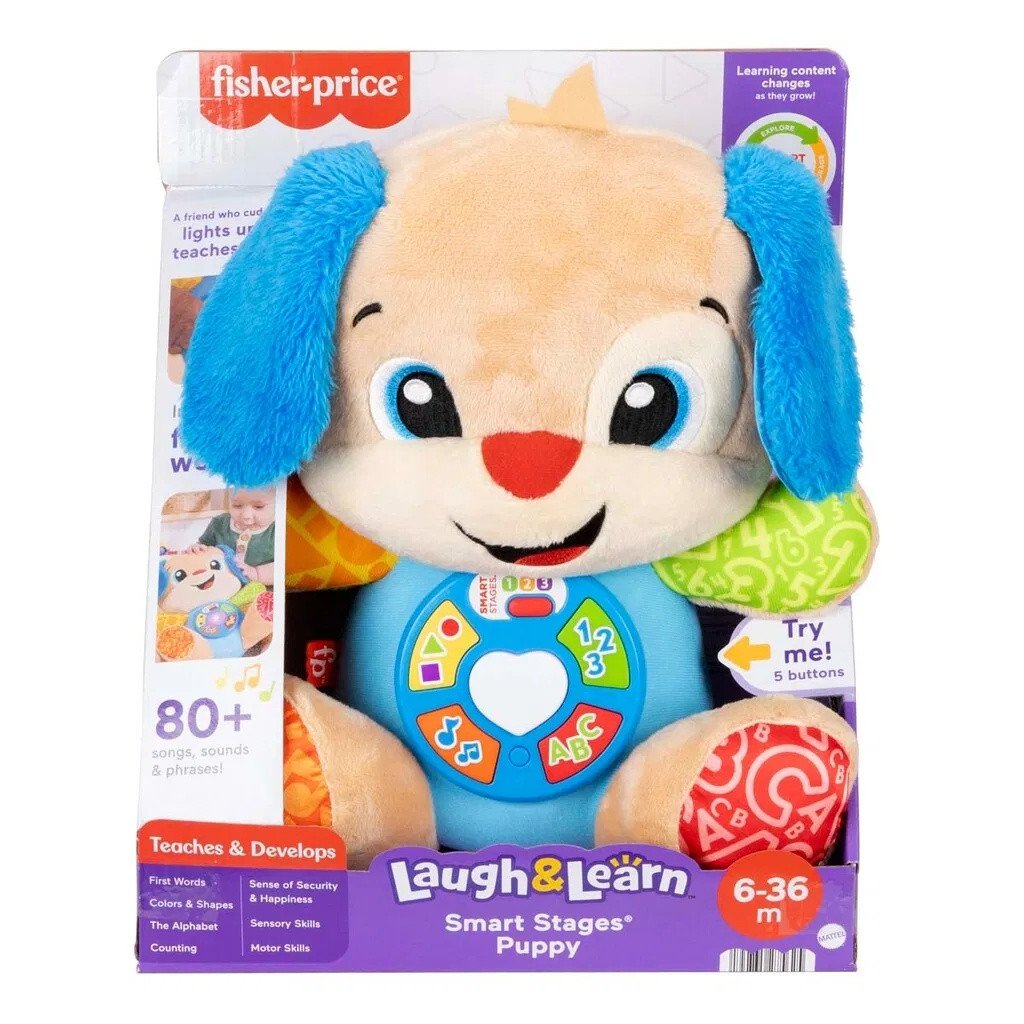 Fisher Price Laugh & Learn Smart Stages Puppy Sv, Dk, Fi, No, En