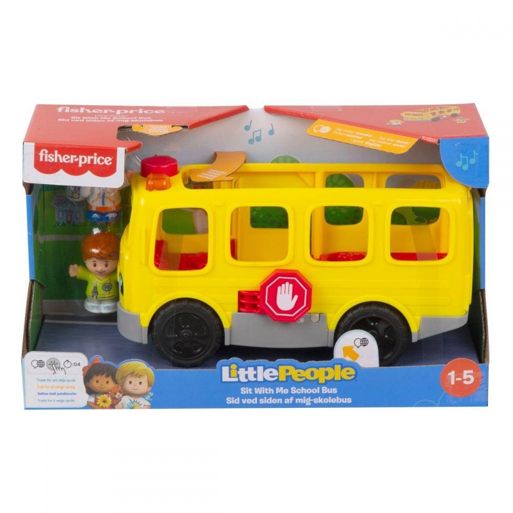 Fisher Price Little People School Bus with Sound ang Light Sv/No/Dk/Fi/En
