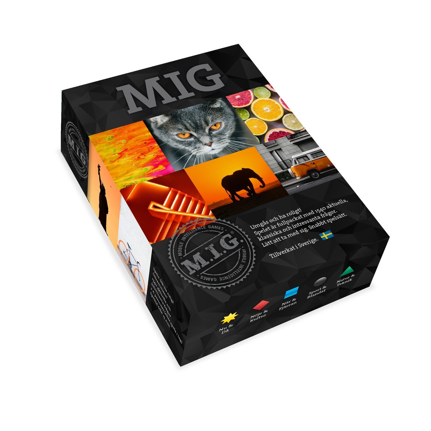 Frågespel MIG Svart