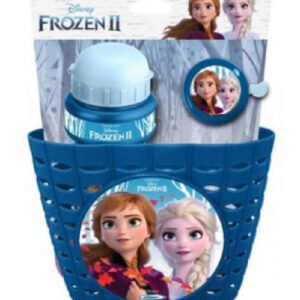 Frozen Polkupyöräkori vesipullolla ja kellolla