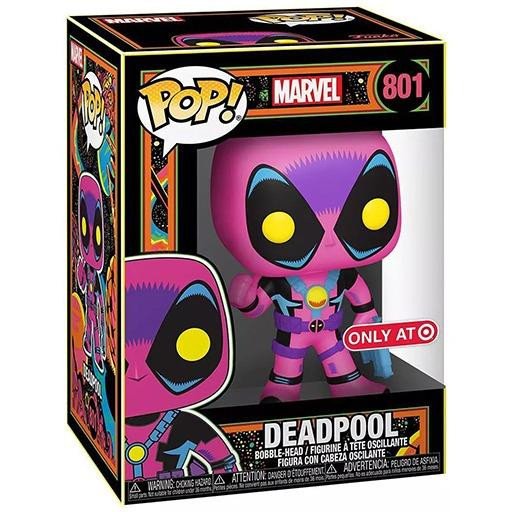 Funko! POP Exclusive 801 Deadpool BlackLight