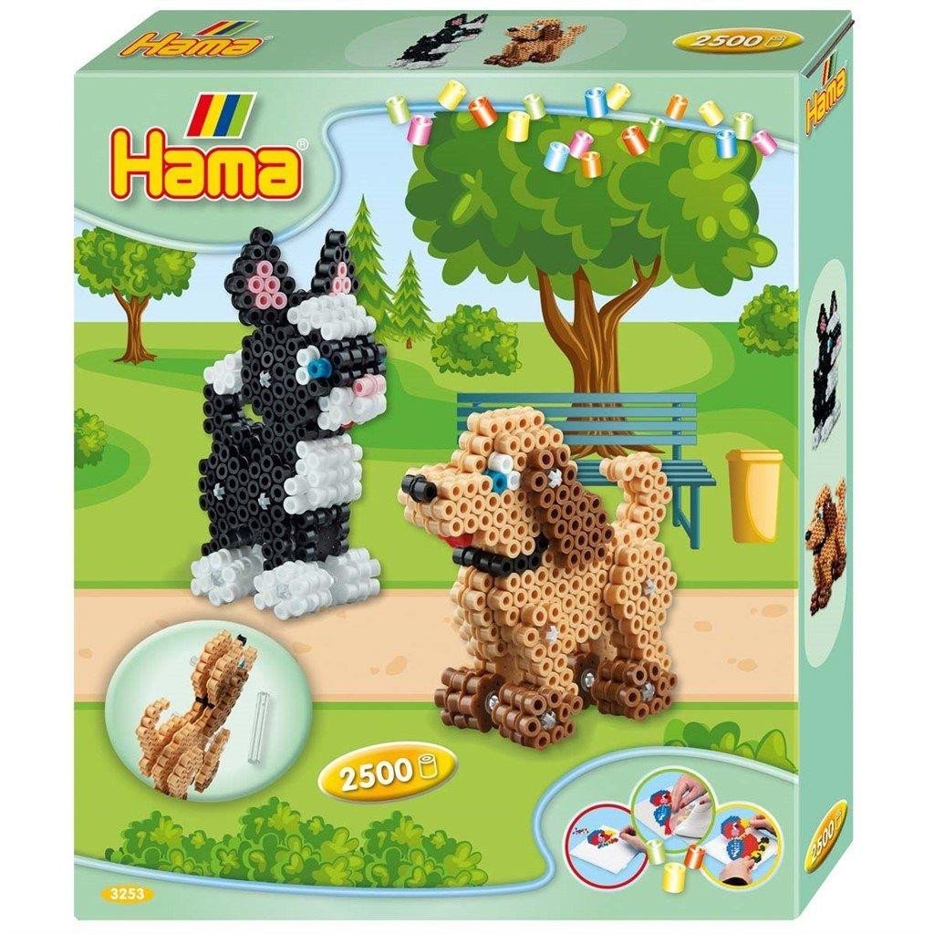 Hama Midi Box 3D Dog and Cat 2500 beads