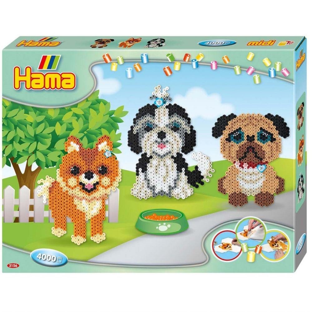 Hama Midi Gift Box Cute Dogs 4000 pcs