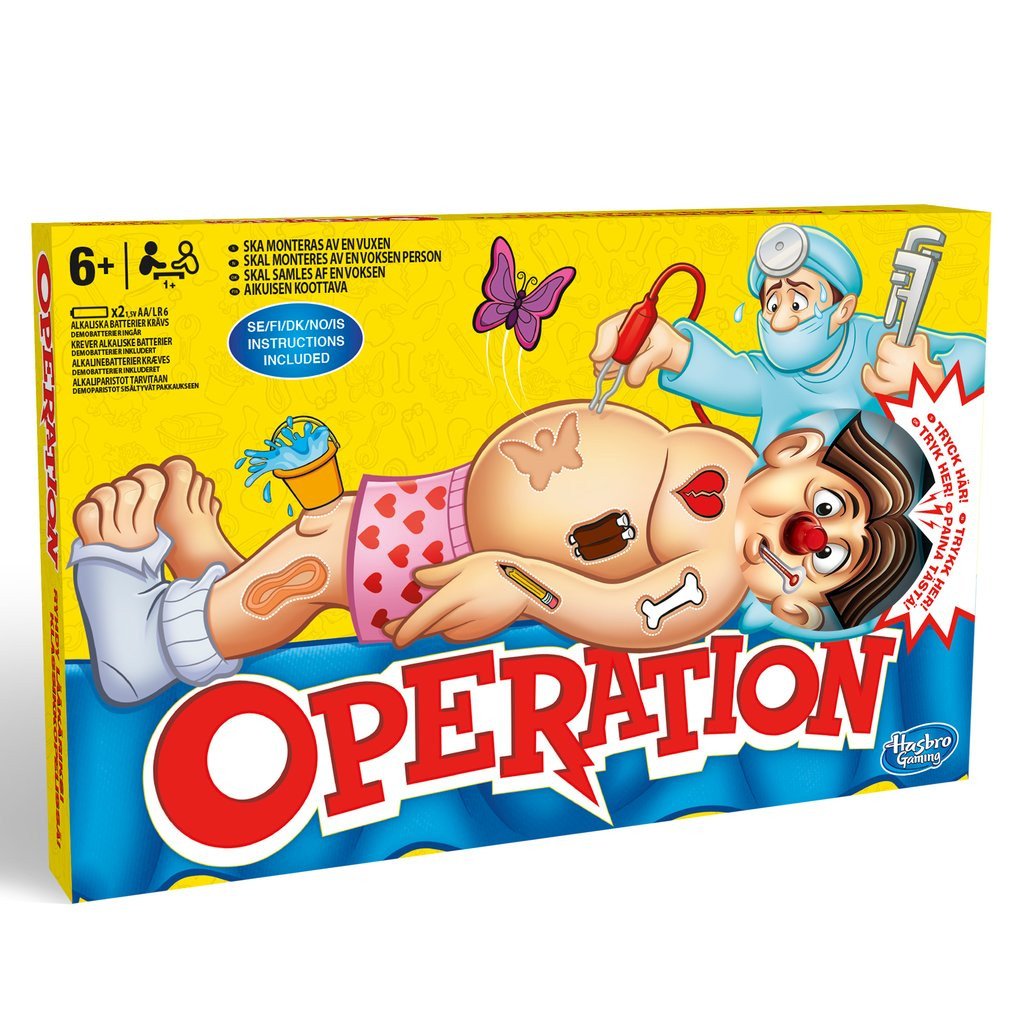 Hasbro Operation (FI, NO, DK, SE)
