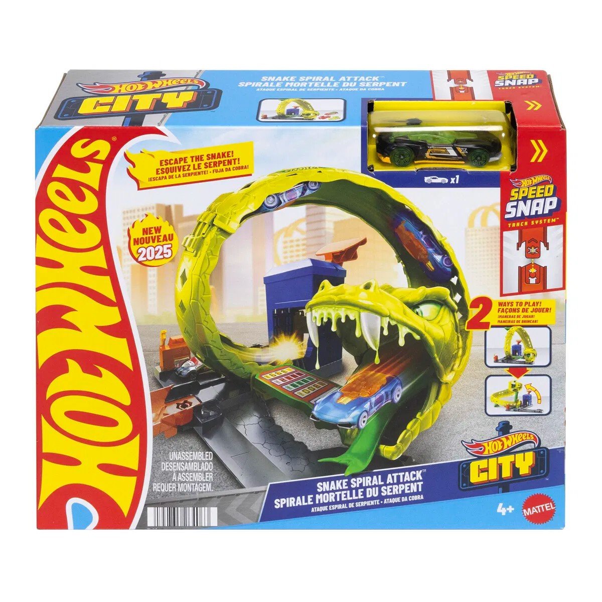 Hot Wheels City Snake Spiral Attack