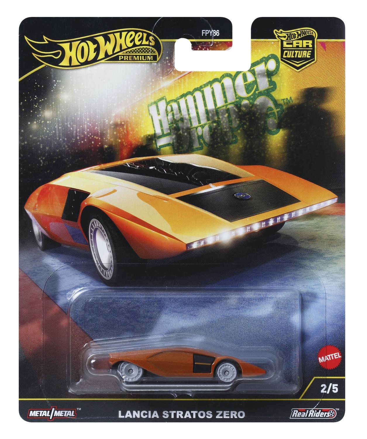 Hot Wheels Premium 1:64 Car Culture Lancia Stratos Zero