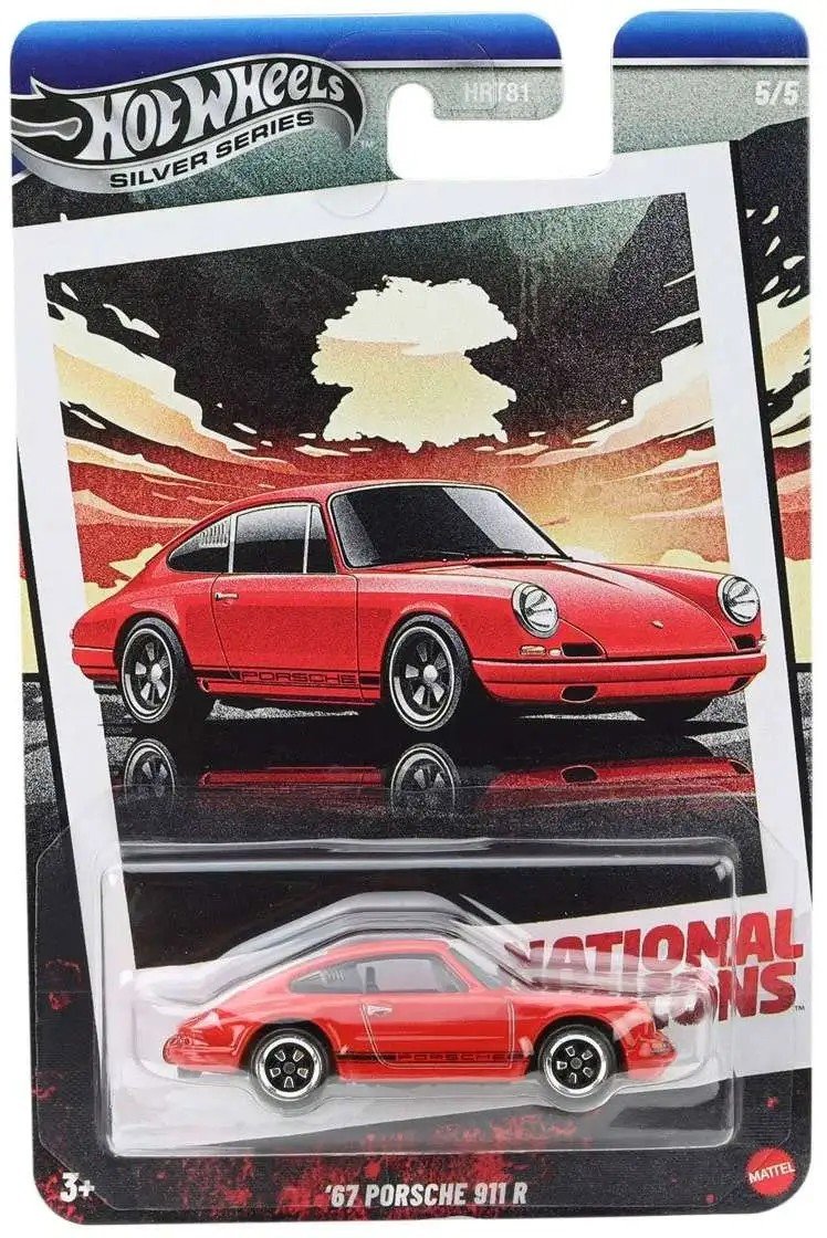 Hot Wheels Silver Series 1:64 67 Porsche 911 R