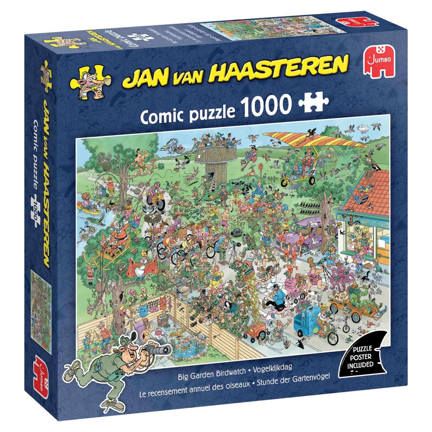 Jan van Haasteren Big Garden Birdwatch Palapeli 1000 palaa