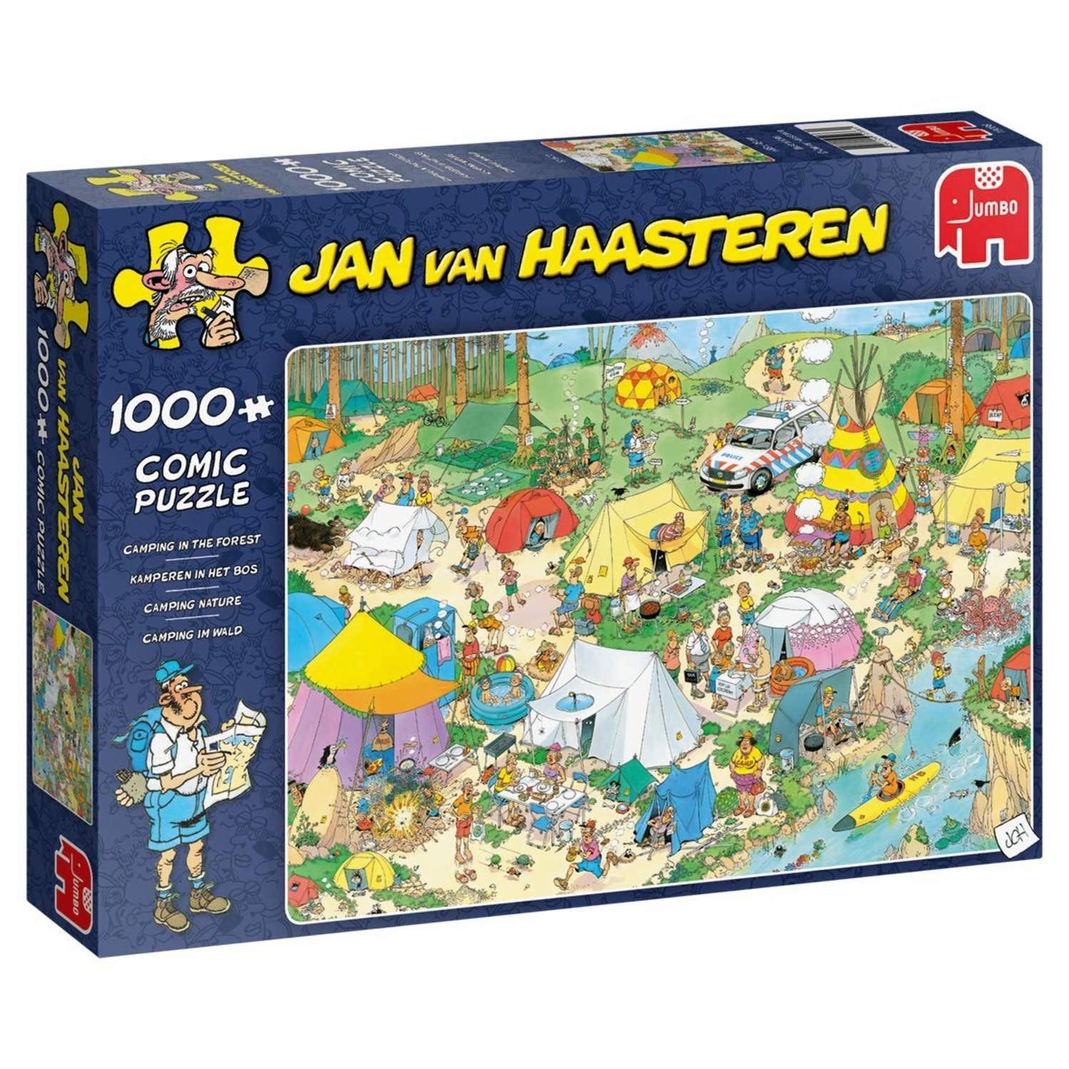 Jan Van Haasteren Camping in the Forest Puzzle 1000 pcs 19086