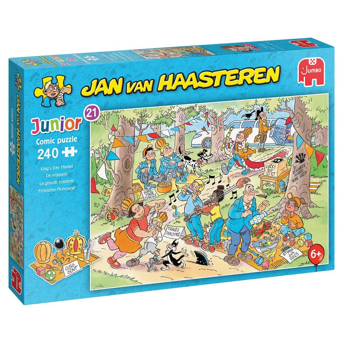 Jan van Haasteren Junior 21 King´s Day Market Palapeli 240 palaa