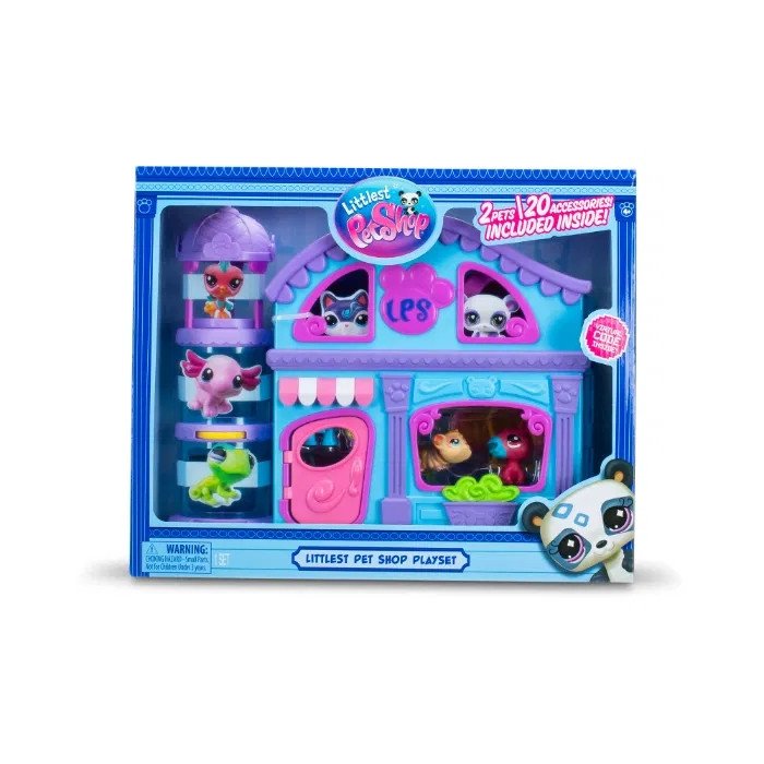 Littlest Pet Shop Leikkisetti Talo hahmoineen ja tarvikkeineen