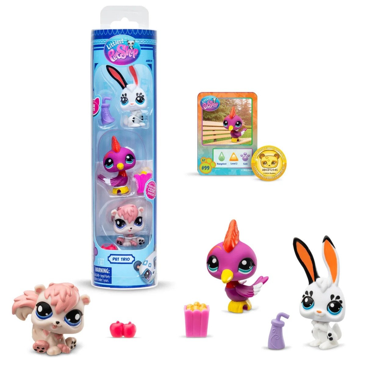 Littlest Pet Shop Pet Trio in Tube Park Pets