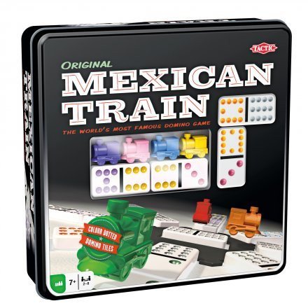 Mexican Train peltirasiassa (SE/FI/DK/NO/EN)