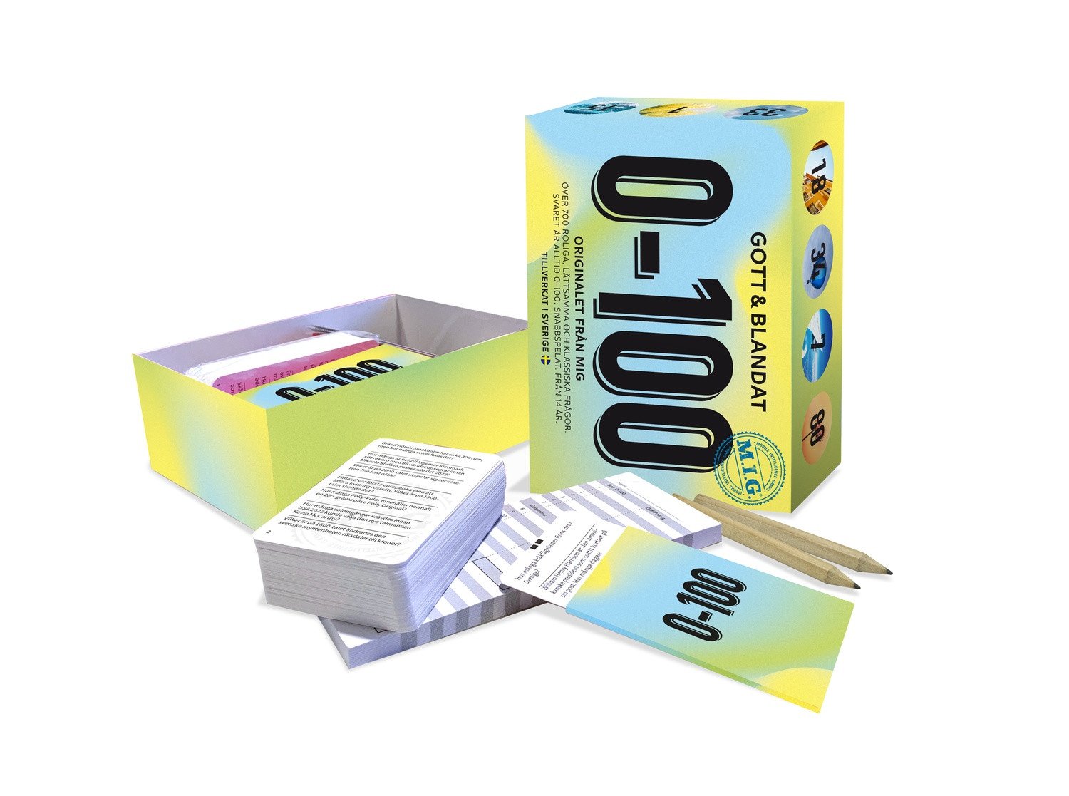 MIG Frågespel 0-100 Gott & Blandat