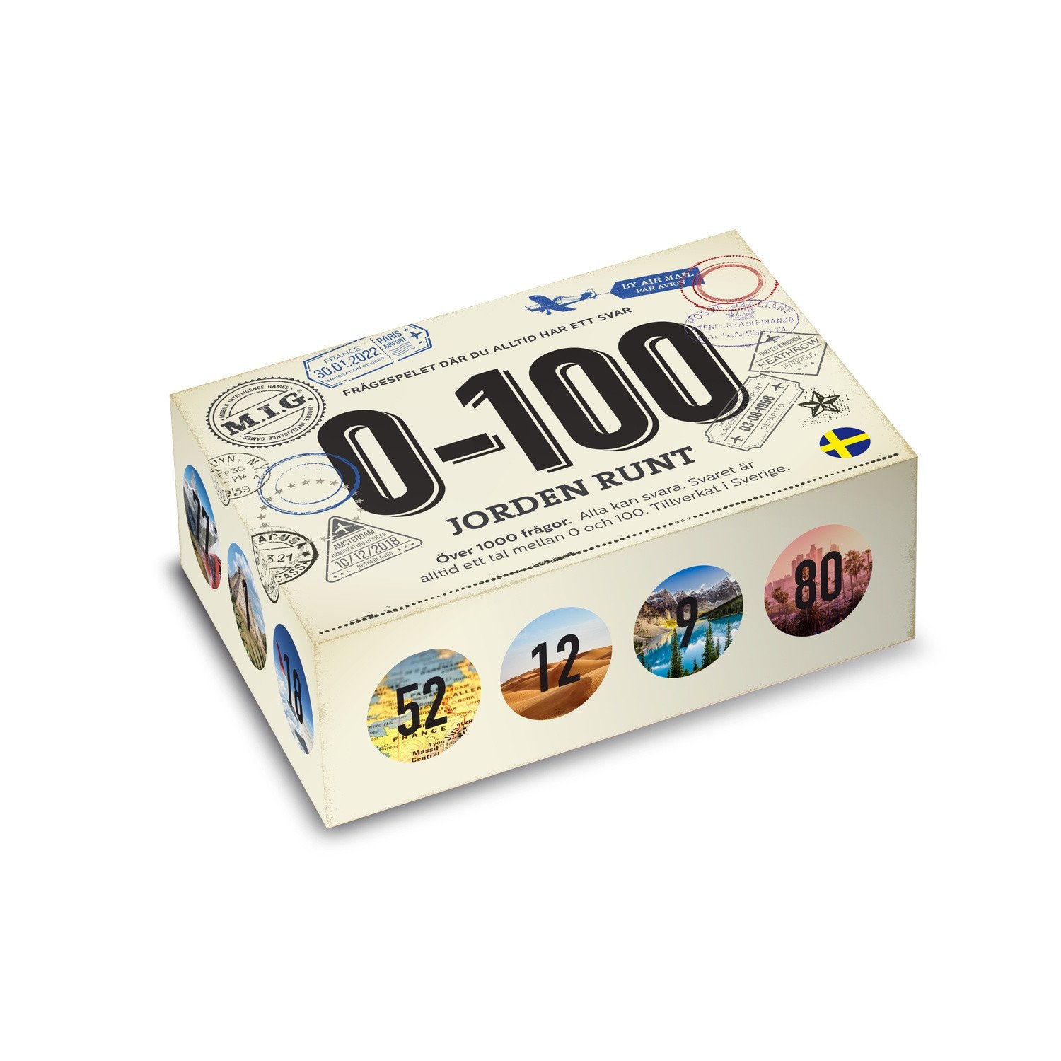 MIG Frågespel 0-100 Jorden Runt