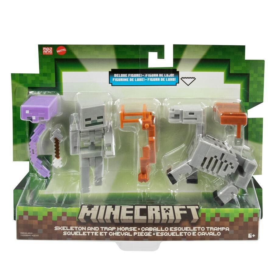 Minecraft Core Figures 2-pack Skeleton and trap horse