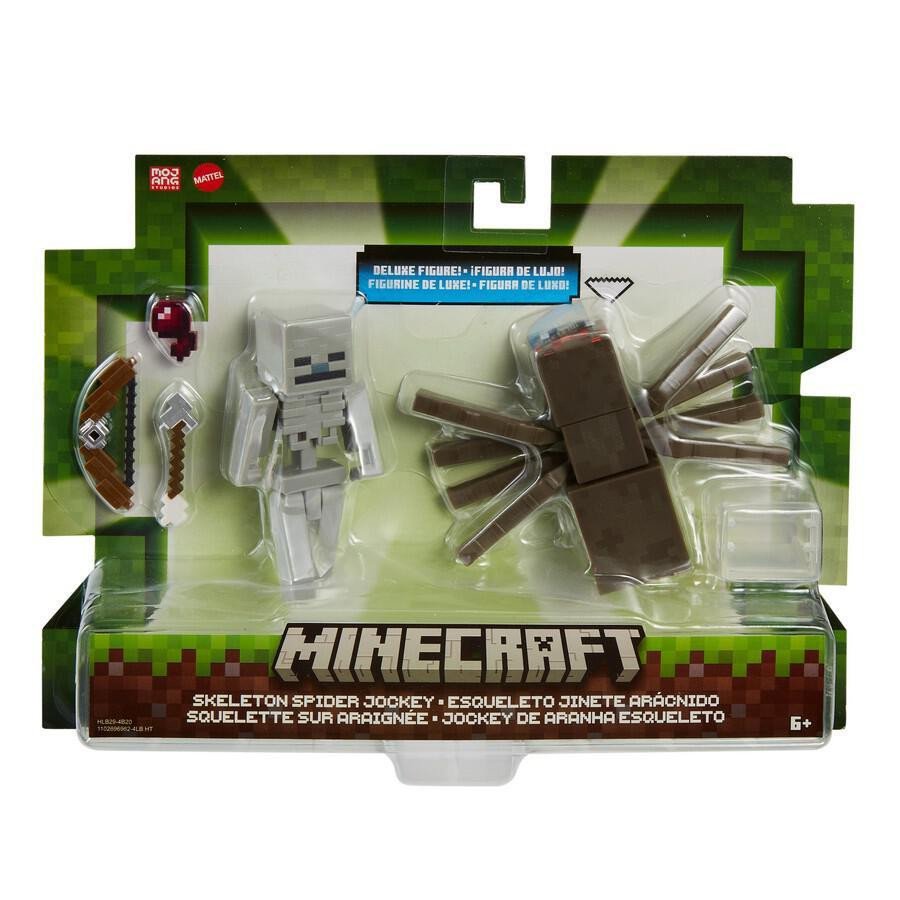 Minecraft Core Figures 2-pack Skeleton spider jockey