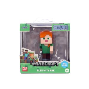 Minecraft Metalfig 1-pack 2,5" W4 Alex with Axe