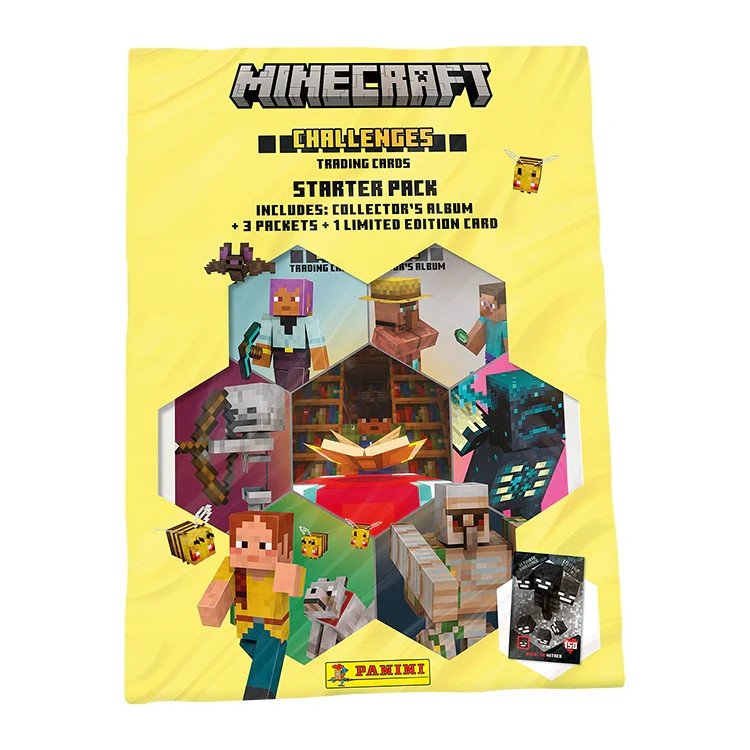 Minecraft Trading Cards Starter Pack Challenges