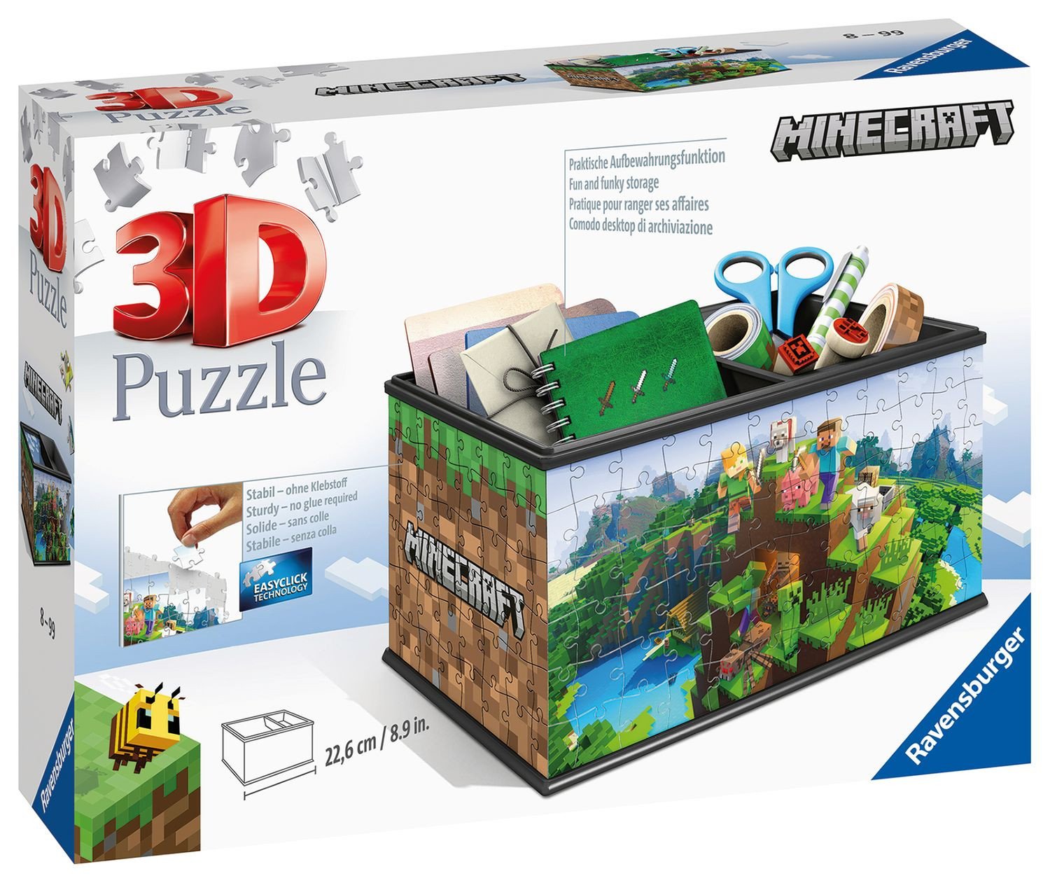 Minecraft Treasure Box 3D -pulma 216 osaa