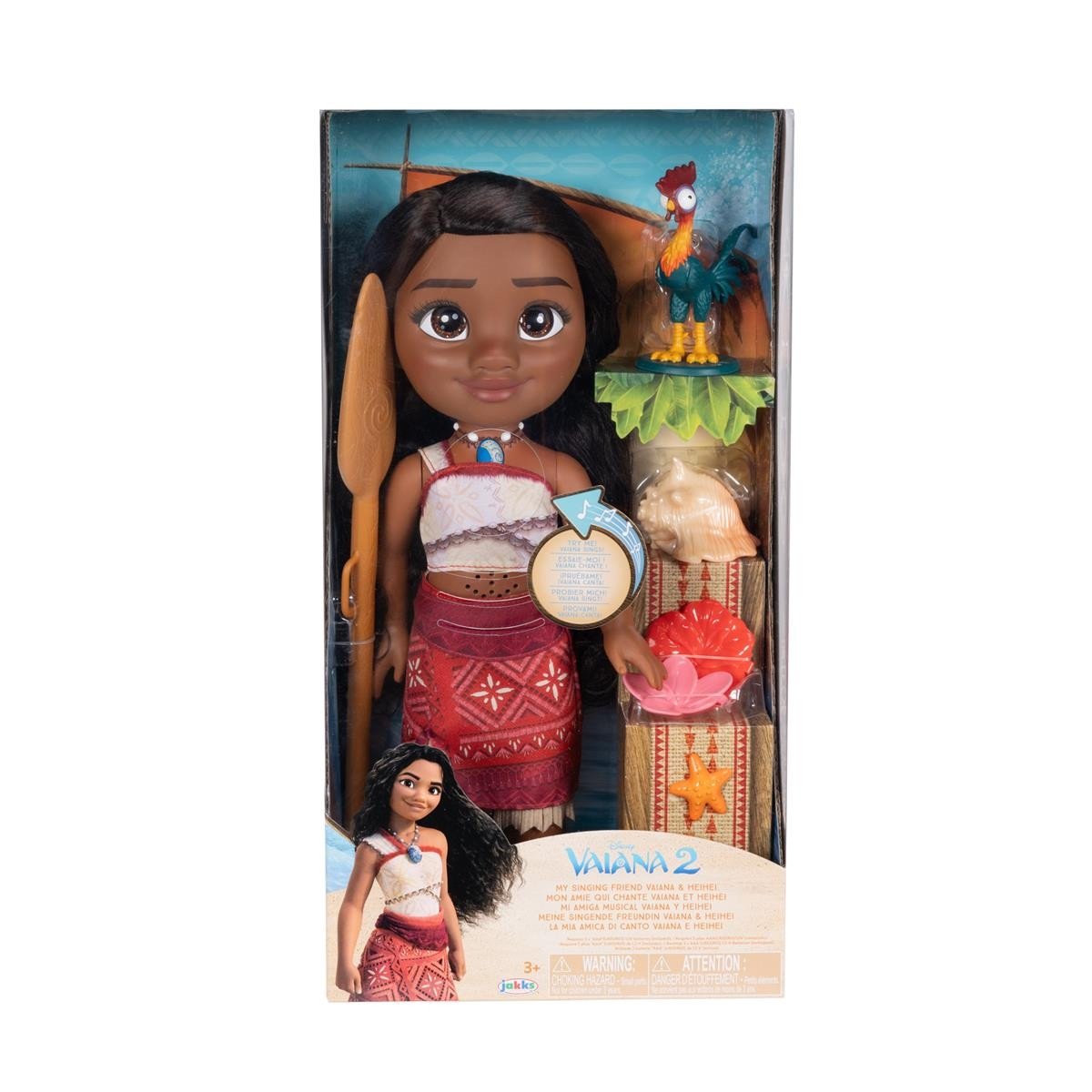 *NY Disney Vaiana 2 Feature Doll Singing Friend Vaiana