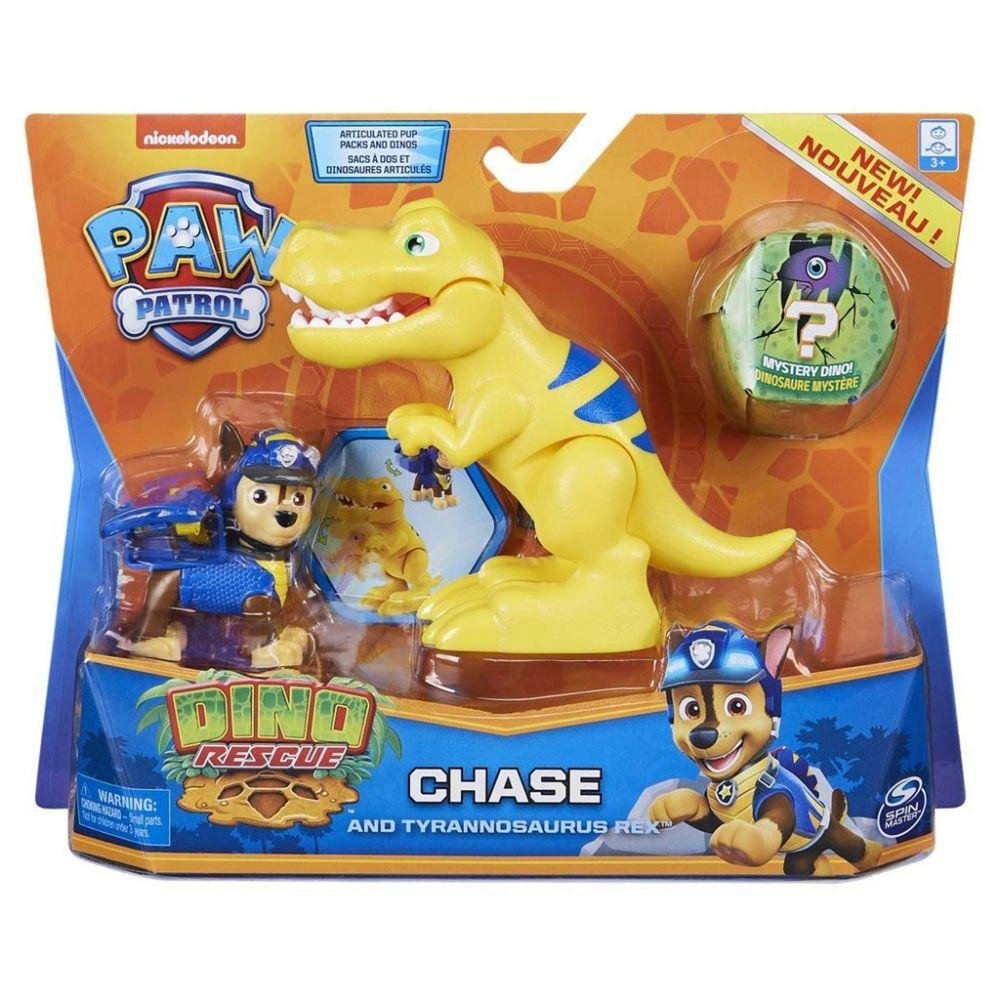 Paw Patrol Dino Rescue Chase and Tyrannosaurus Rex