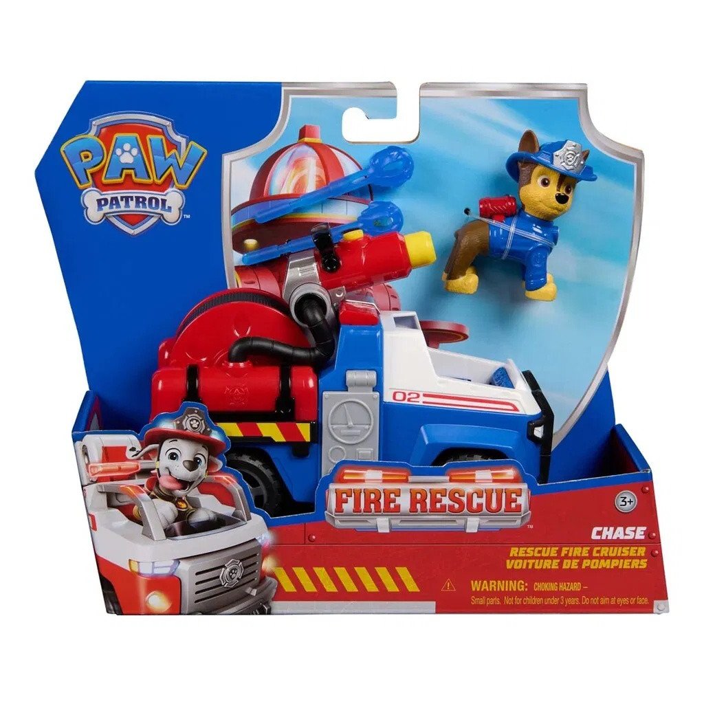 Paw Patrol Fire Rescue Ajoneuvo Chase