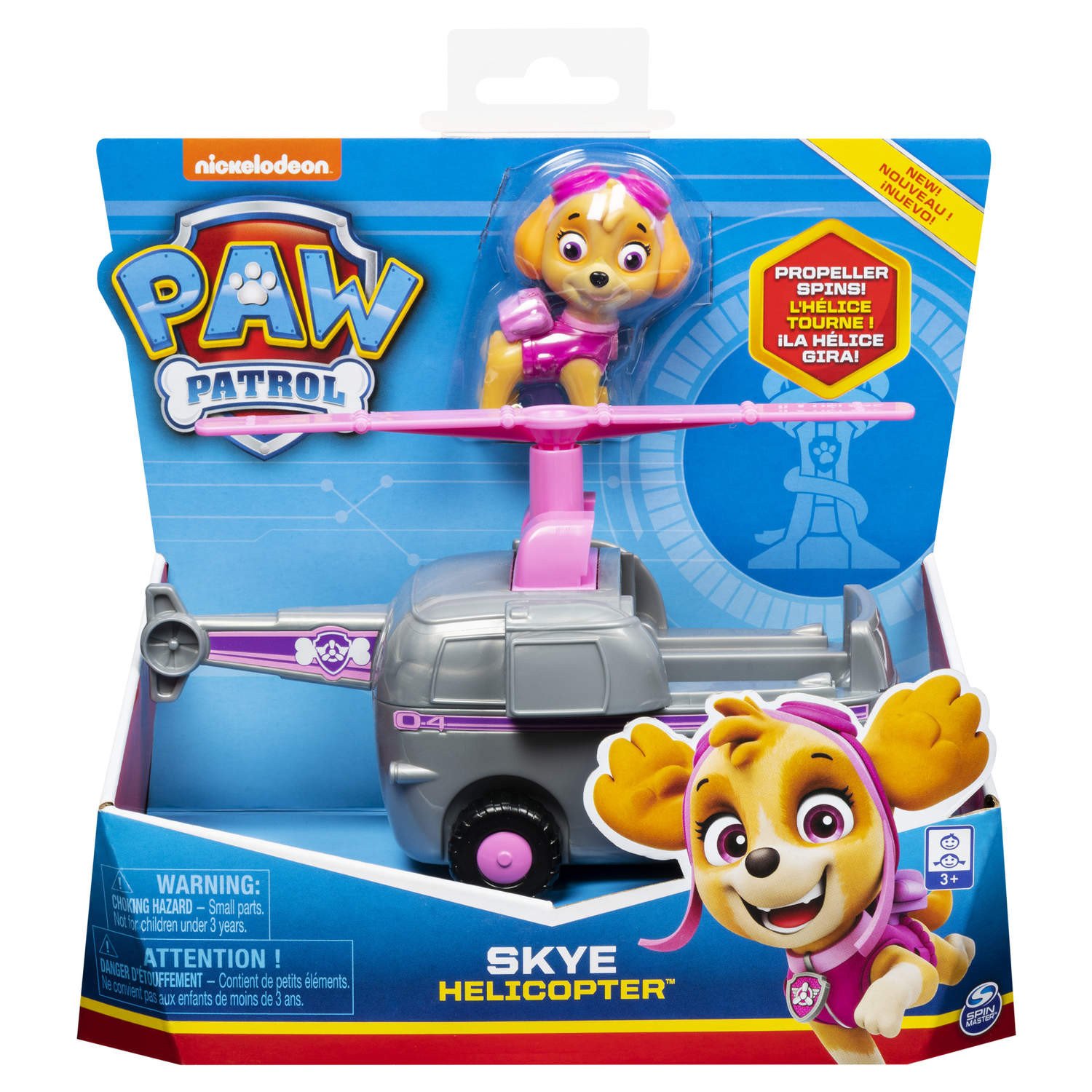 Paw Patrol Hahmo ajoneuvon kanssa Skye