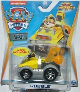 Paw Patrol True Metal 1-pack RUBBLE Super Paws